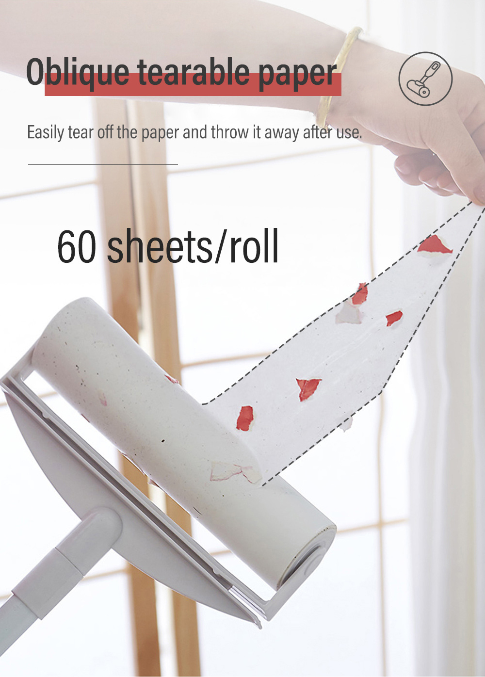 High-end Telescopic Lint Roller-3